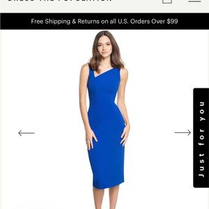 Blue Extra Small Sleeveless Dress the Population dress